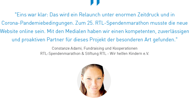Constanze Adami, Stiftung RTL